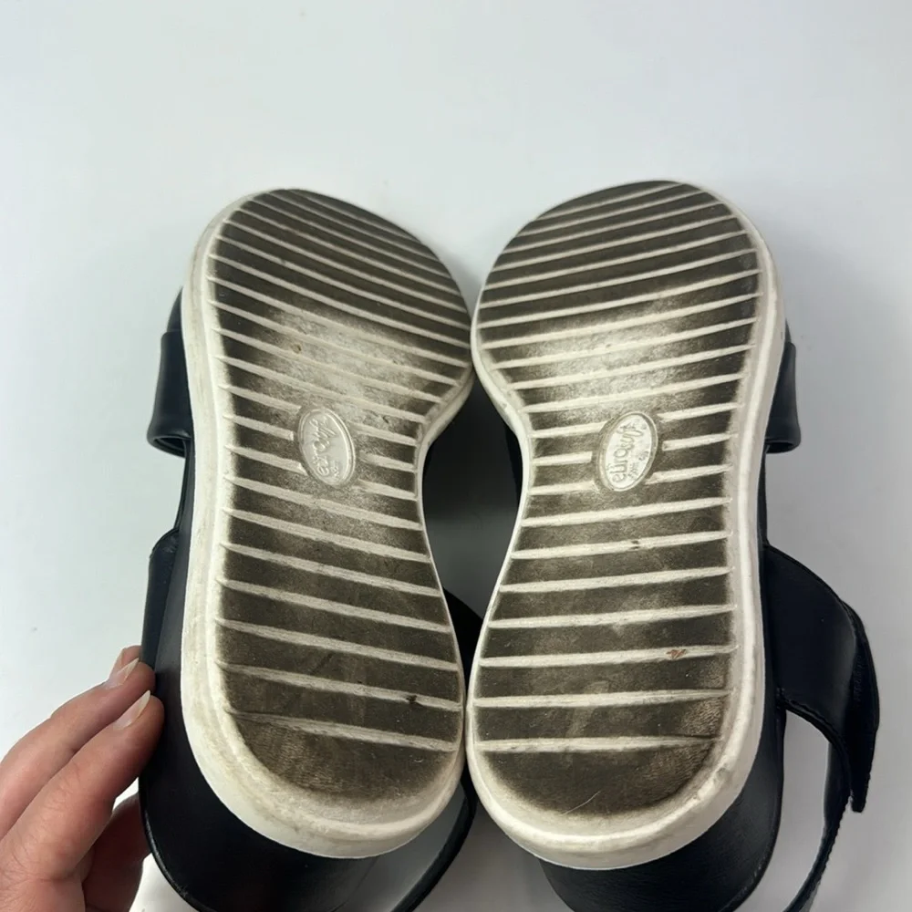 Euro Soft By Sofft Jena Black Leather Women's Wedge - Picture 11 of 13